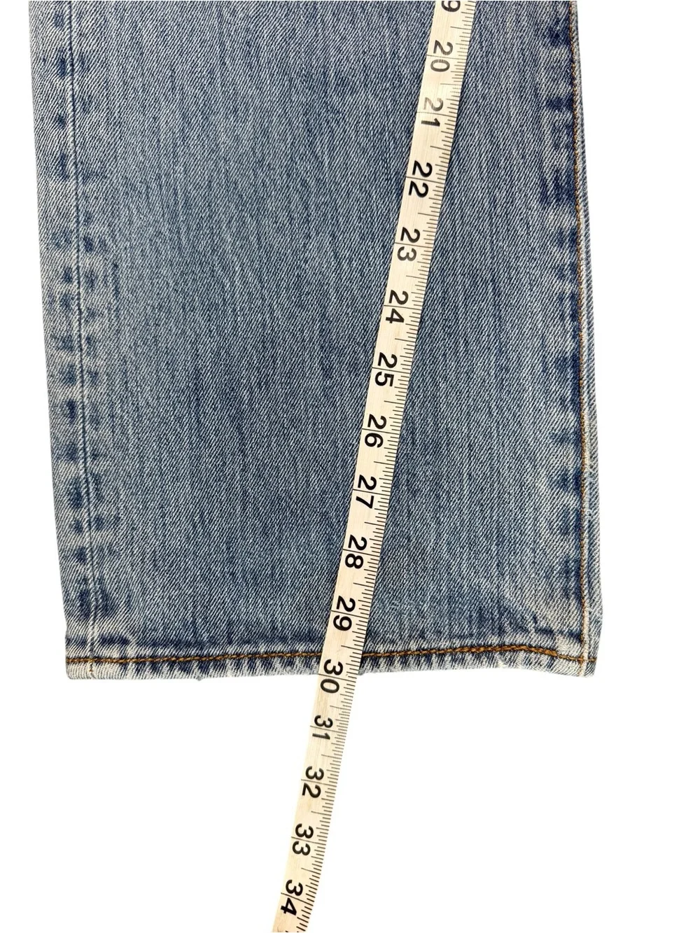 Levi’s 501 Original Fit Jeans Men’s 36x30 Light Wash Straight Leg Denim